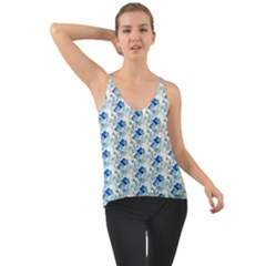 Flowers Pattern Chiffon Cami by Sparkle