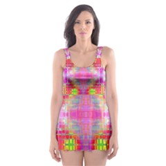 Fractaling Skater Dress Swimsuit by Thespacecampers