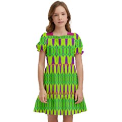 Groovy Godess Kids  Puff Sleeved Dress by Thespacecampers