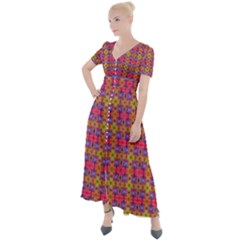 Manifestation Love Button Up Short Sleeve Maxi Dress by Thespacecampers