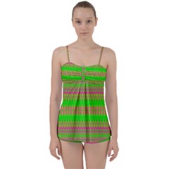 Neon Hopes Babydoll Tankini Set by Thespacecampers