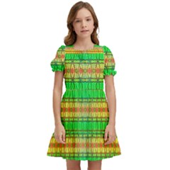 Peace And Love Kids  Puff Sleeved Dress by Thespacecampers