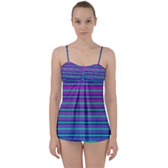 Purple Wubz Babydoll Tankini Set by Thespacecampers