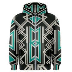 Abstract Pattern Geometric Backgrounds  Men s Zipper Hoodie by Eskimos