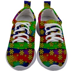 Blooming Stars On The Rainbow So Rare Kids Athletic Shoes by pepitasart