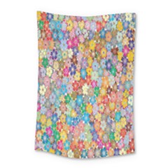 Floral Flowers Small Tapestry by artworkshop