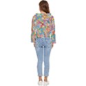 Floral Flowers Women s Lightweight Cropped Hoodie View4