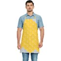 Hexagons Yellow Honeycomb Hive Bee Hive Pattern Kitchen Apron View1