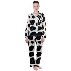 Texture Design Wallpaperpublic Satin Long Sleeve Pajamas Set by artworkshop