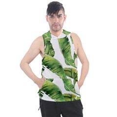 Sheets Tropical Plant Palm Summer Exotic Men s Sleeveless Hoodie by artworkshop