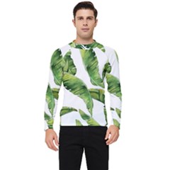 Sheets Tropical Plant Palm Summer Exotic Men s Long Sleeve Rash Guard by artworkshop