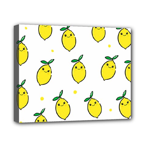 Pattern Lemon Texture Canvas 10  X 8  (stretched) by artworkshop