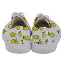 Pattern Lemon Texture Kids  Low Top Canvas Sneakers View4