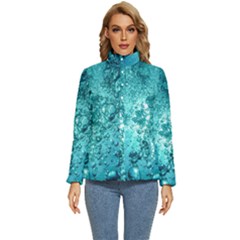 Bubbles Water Bub Women s Puffer Bubble Jacket Coat by artworkshop
