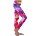 Colorful Painting Kids  Lightweight Velour Classic Yoga Leggings View3