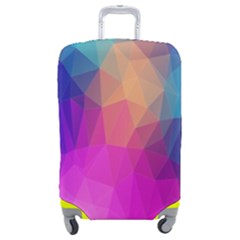 Triangles Polygon Color Luggage Cover (medium) by artworkshop