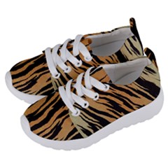 Tiger Animal Print A Completely Seamless Tile Able Background Design Pattern Kids  Lightweight Sports Shoes by Amaryn4rt