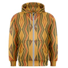 Abstract Pattern Geometric Backgrounds  Men s Zipper Hoodie by Eskimos