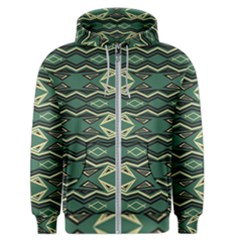 Abstract Pattern Geometric Backgrounds Men s Zipper Hoodie by Eskimos