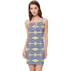 Abstract Pattern Geometric Backgrounds  Summer Tie Front Dress by Eskimos