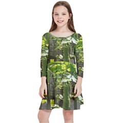 Bitter Melon Kids  Quarter Sleeve Skater Dress by artworkshop