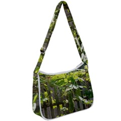 Bitter Melon Zip Up Shoulder Bag by artworkshop