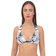 Frozen Double Strap Halter Bikini Top by nate14shop