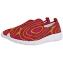 Pattern Pink Men s Slip On Sneakers View2