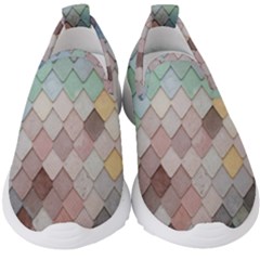 Tiles-shapes Kids  Slip On Sneakers by nate14shop