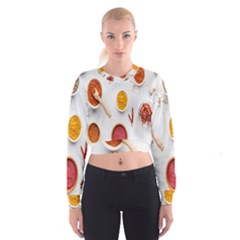 Masala Spices Food Cropped Sweatshirt by artworkshop