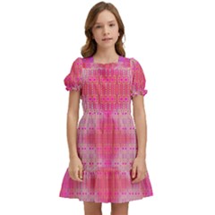 Engulfing Love Kids  Puff Sleeved Dress by Thespacecampers