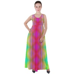 Patterned Empire Waist Velour Maxi Dress by Thespacecampers