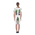 Succulents Classic Short Sleeve Midi Dress View2