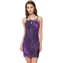 Feather Summer Tie Front Dress by artworkshop