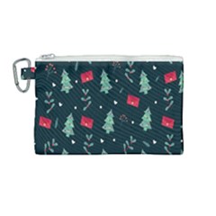 Christmas 001 Canvas Cosmetic Bag (medium) by nate14shop