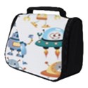 Vector-set-funny-robots-cartoon Full Print Travel Pouch (Small) View1