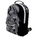 Angry Male Lion Flap Pocket Backpack (Small) View1