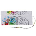 Brain-mind-psychology-idea-drawing Roll Up Canvas Pencil Holder (S) View2