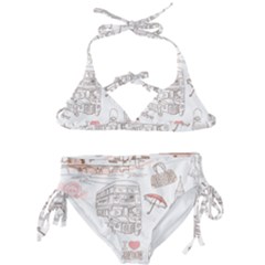 I Love London Drawing Kids  Classic Bikini Set by Jancukart