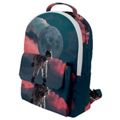 Astronaut-moon-space-nasa-planet Flap Pocket Backpack (small) by Jancukart