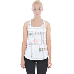 Circuits-electronics-atmel Piece Up Tank Top by Jancukart