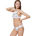 Astronaut-moon-space-astronomy Banded Triangle Bikini Set View2