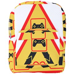 Gamer-geek-video-game-sign-fan Full Print Backpack by Jancukart