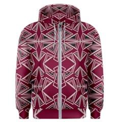 Abstract Pattern Geometric Backgrounds  Men s Zipper Hoodie by Eskimos