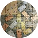 All that glitters is gold  Wooden Puzzle Round View1