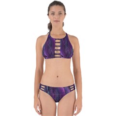 Feather Perfectly Cut Out Bikini Set by artworkshop