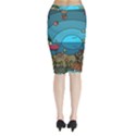 Artwork Art Kids Midi Wrap Pencil Skirt View2