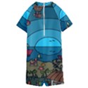 Artwork Art Kids Kids  Boyleg Half Suit Swimwear View2