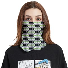 Hackers Town Void Mantis Hexagon Agender Pride Flag Face Covering Bandana (two Sides) by WetdryvacsLair