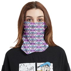 Hackers Town Void Mantis Hexagon Bigender Pride Flag Face Covering Bandana (two Sides) by WetdryvacsLair